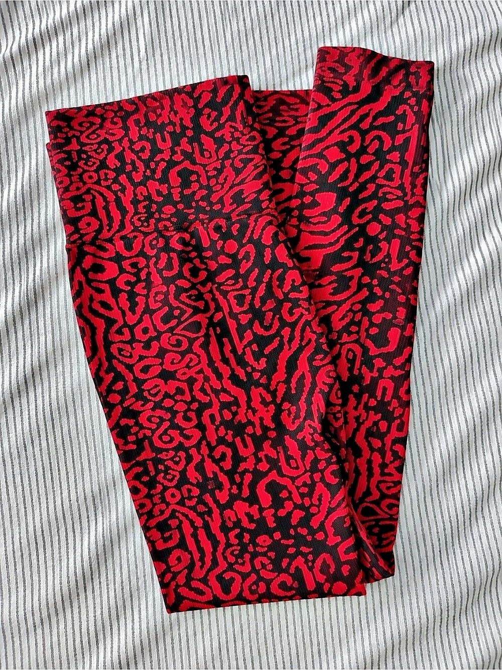 Red & Black Animal Print Two-Piece Matching Set - Picture 8 of 8